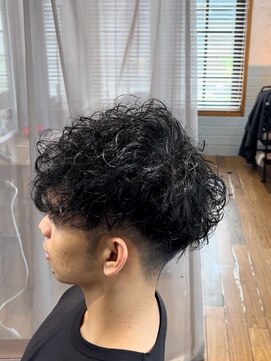 イロヘア アンジョウ(ilo.hair anjo) 軽め波巻きパーマ