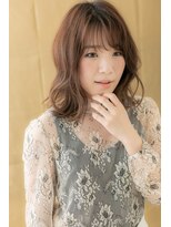 モッズヘア 上尾西口店(mod's hair)&nbsp;グレーベージュくびれヘアミディアムウルフ313Y上尾20代30代40代