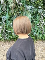 ノーブルヘアー(NOBLE HAIR)&nbsp;ベージュ×ミニボブ