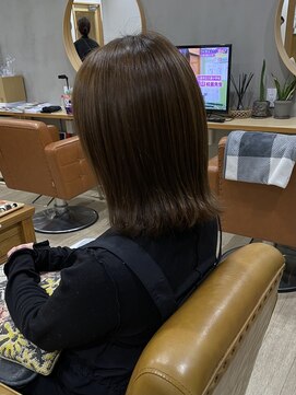 メアリー バイ メリー(marry by merry) 【立町メアリーバイメリー】☆切りっぱなし外ハネボブベージュ☆