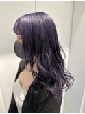 レイヤーカットナチュラルハイトーンデザインカラー[日野駅]