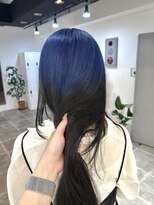 ペレ 栄店(PELE) デザインカラー/レイヤーカット/ウェットヘア/オリーブベージュ