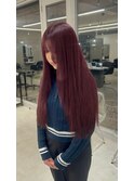 ダブルカラーで叶えるボルドーカラー