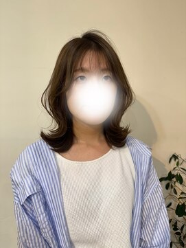 トータルビューティーサロン プリエ(prier) ミディアムレイヤー/レイヤーカット/韓国風スタイル