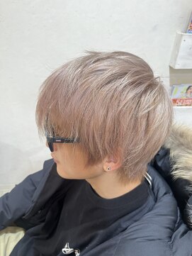 ヘアースペースブルーム リアン 岡町店(HAIR SPACE BLOOM Lien) 【岡町／メンズカット／ダブルカラー／ホワイトカラー】