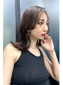 ワンホンへア 顔まわりレイヤーカット 【韓国ヘア 大阪 梅田】