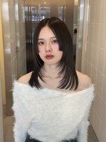 スノッブサンク(Snob ciNQ)&nbsp;レイヤーカット/姫カット/顔まわりアレンジ/透明感カラー