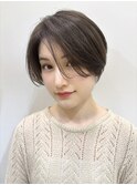 大人可愛いハンサムショート ラベンダーミルクティー