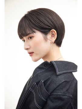 インク(ink”) 大人かわいいフルバングマッシュショート@20代30代40代