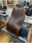 美髪矯正×ヘアカラー/縮毛矯正//髪質改善トリートメント