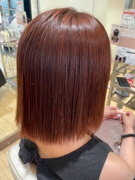 ウィル 都島店(WiLL) 20代30代40代大人可愛いカッパーブラウンボブ