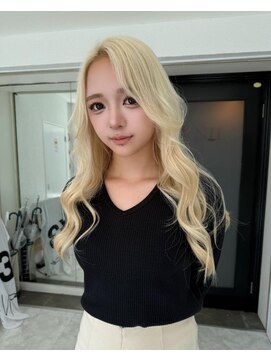 リゲルバイキング(Rigel by KING) ハイトーンエクステ×ゆる巻きロング