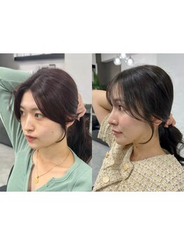 【心斎橋駅3分】トレンドのフェイスレイヤー/韓国風カットで小顔効果◎大人可愛い垢抜けヘアに♪