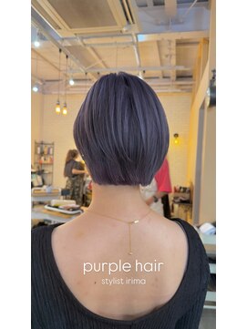 ヴィッカ ヘアーアンドメイク(vikka. hair and make) ブリーチカラー×パープル