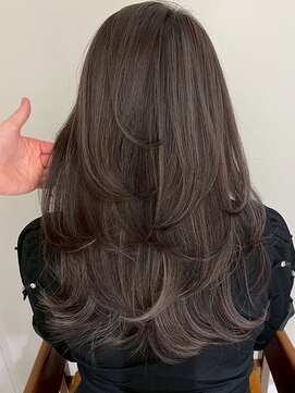 大人レイヤーカット 