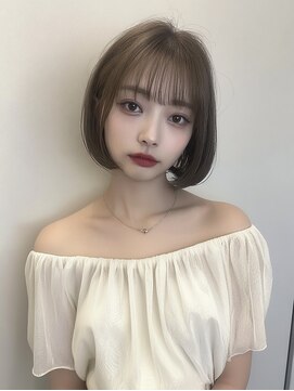 【Ｌｅ’ａ】ボブ　グレージュカラー03