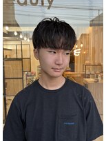 メンズギフト(men's GIFT)&nbsp;シースルーマッシュツーブロック刈り上げ