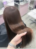 ツヤツヤ！チョコブラウン♪♪ 韓国ヘア 透明感カラー