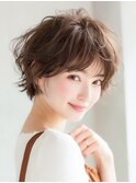 大人艶カラー/ショートふんわりボブ