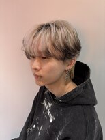 ブラック(BLACK) シースルーマッシュウルフ