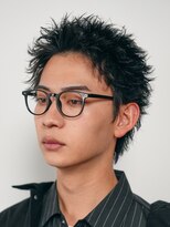 バイフィフス 原宿/表参道(by fifth)&nbsp;メンズシースルーマッシュニュアンスパーマシャドウパーマテテ風