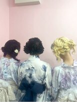ゴート アミティ(G.O.A.T AMITY)&nbsp;夏祭り/心斎橋/ヘアメ/セットサロン