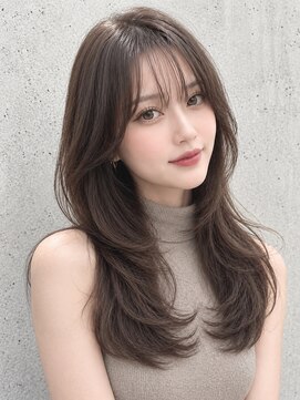 アロン(ALLON) 髪質改善艶カラー×大人のレイヤーロング