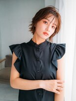 A BY WHO心斎橋店【エーバイフー】【10月31日OPEN（予定）】&nbsp;コテ巻きショート/シースルーバング/透明感カラー/心斎橋