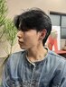 【ご新規限定】メンズカット＋パーマ　ダウンパーマや韓国風も〇￥12320