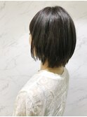 ストレートパーマ×ナチュラルボブ【表参道青山原宿】