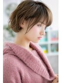 とろみカールの抜け感ボブ