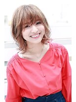 ラフィスヘアー パレス 宮崎店(La fith hair palace)&nbsp;【La fith】 ベージュカラー☆ミディアムスタイル