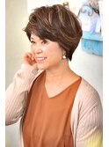 #コントラストハイライトで白髪ぼかし #50代before/after