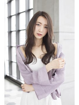 トティア 福島(Totia) 【Totia福島】大人かわいいロング×くすみカラー