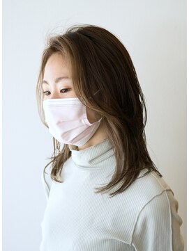 サロン マーニ(salon m ni) くせ毛/フェイスフレミング/外ハネミディアム