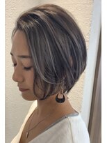 ヴィーヴォ 天六店(VIVO)&nbsp;【VIVO神田STYLE】ハイライトが効いたショートボブ