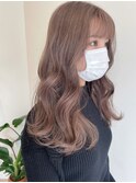 「ワンホン風アッシュグレージュ」