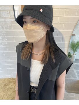 ジーナ 西新(Zina) ストレートでもキマる＊インナーベージュ【Zina西新】