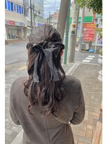 ファーレンピュアスウィート(fahren-pure-suite)&nbsp;リボンハーフアップ♪party Style