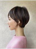 マッシュショート#前髪#ツヤ髪#イメチェン#丸みショート