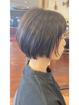 浪漫館 サンク(CINQ) 大人かわいいショートボブ@岩下8/8