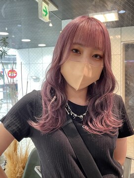 ヘアーアンドメイク ビス(HAIR&MAKE bis) 色落ちまで綺麗にしたいなら♪ラベンダーピンク☆【多田　華歌】