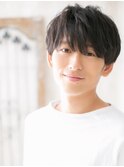 ナチュラルおしゃれなネイビーブラックスマートマッシュV南越谷
