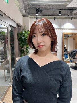 アドア 横浜(ADORE) 【ADORE横浜】ボブレイヤー×ピンクベージュ