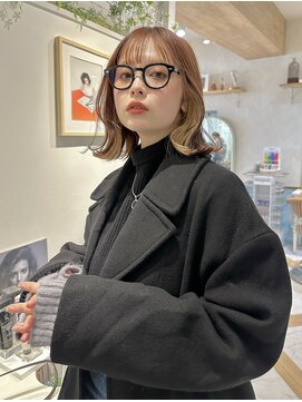 ロンドアリシア 金山(Lond Alexia) イヤリングカラー 縮毛矯正 韓国風 ダブルカラー 髪質改善_4330