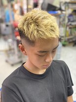 カットハウス パセリ ナチュラルショートフェード   <理容室>/メンズ/バーバー