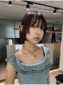 姫カット×ミニボブ