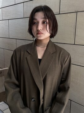 テテ ニコ(tete nico) 【ニラサキユウマ】ボブ × ブラウンカラー