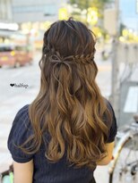 エメリー 静岡呉服町店(AMELY)&nbsp;ヘアリボンハーフアップ♪