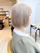 モリオ フロム ロンドン 成増店&nbsp;【morio成増 セリザワ】ボブ ブリーチ ミルクティー